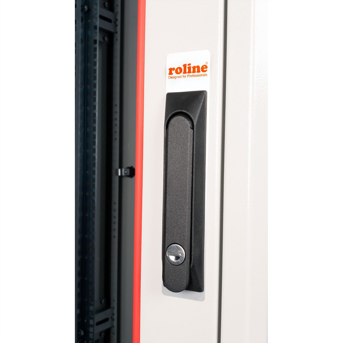 ROLINE 19-inch Network Cabinet Pro 47 U, 600x600 WxD glass door grey