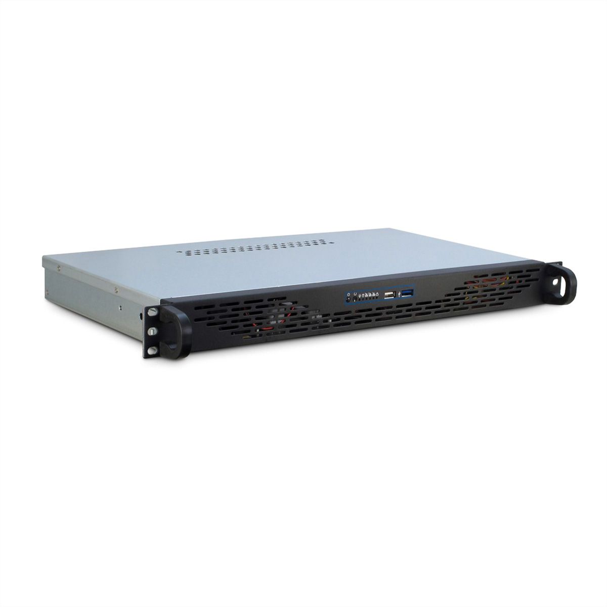 19" Industrial Rack-Mount Server Chassis, 1UH, 1U-K-125L, black