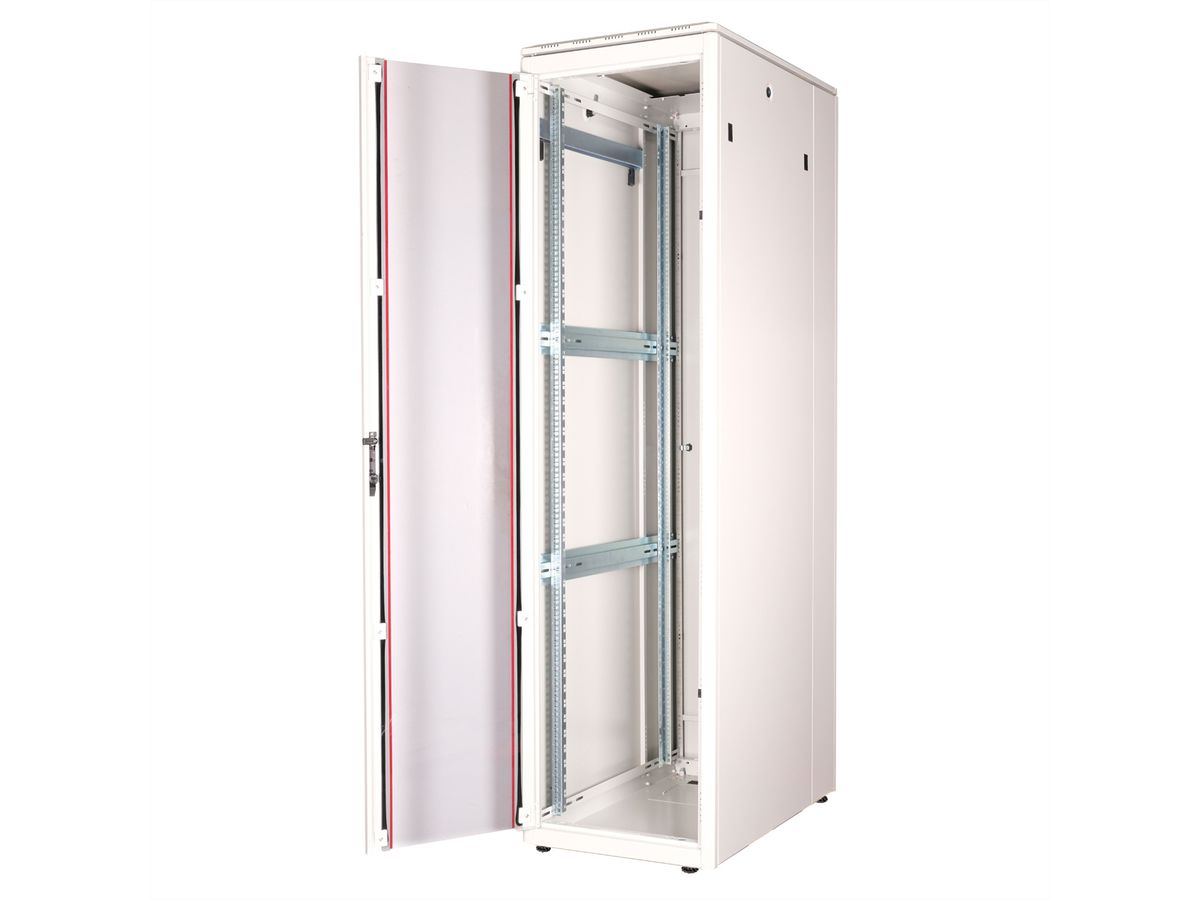 ROLINE 19-inch Network Cabinet Pro 47 U, 600x1000 WxD glass door grey