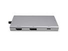 VALUE Dockingstation, HDMI+DP 4K60, 1x C USB3.2Gen1 + 2x A USB3.2 Gen1, 1x Type C PD, 1x RJ45