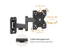 VALUE TV Monitor Arm, Wall Mount, < 81cm, < 20kg, 3 joints