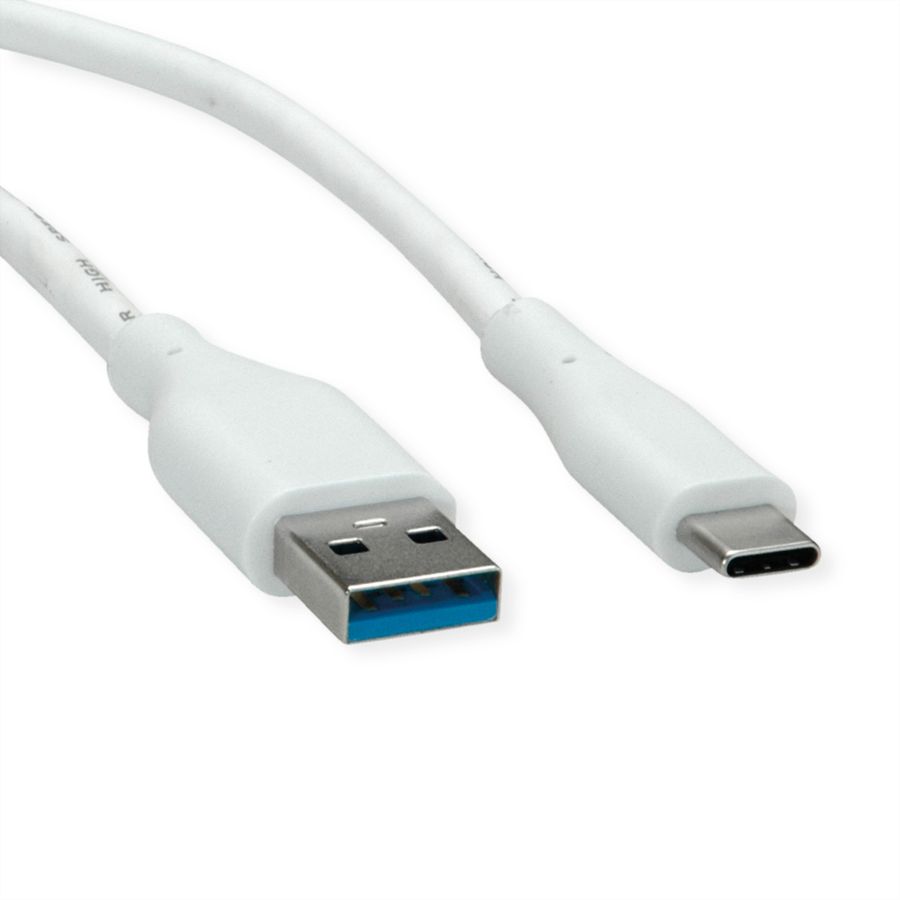 VALUE USB 3.2 Gen 1 Cable, A-C, M/M, white, 2 m