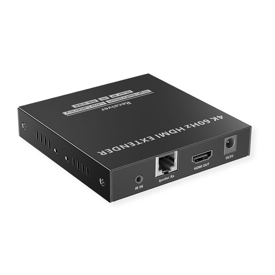 VALUE HDMI Extender, IPCOLOR over IP, 4K60Hz, 120 m