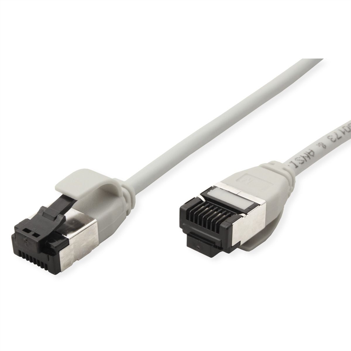 ROLINE U/FTP Patch Cord Cat. 8.1 (Class I), LSOH, SLIM, grey, 3 m
