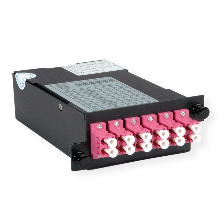 VALUE MPO Module, MPO-Male /12x LC - Female
