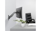 VALUE LCD Monitor Arm, Desk Clamp, 4 Joints, Pivot, black