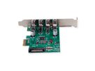 VALUE PCI-Express Card, 4x USB 3.2 Gen 1.5 Gbit/s
