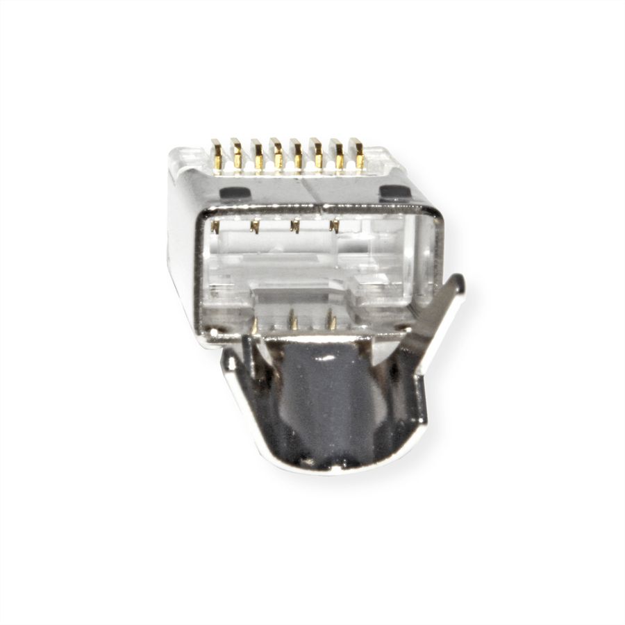 ROLINE Cat.6 (Class E) Modular Plug, STP, short body, 10 pcs.