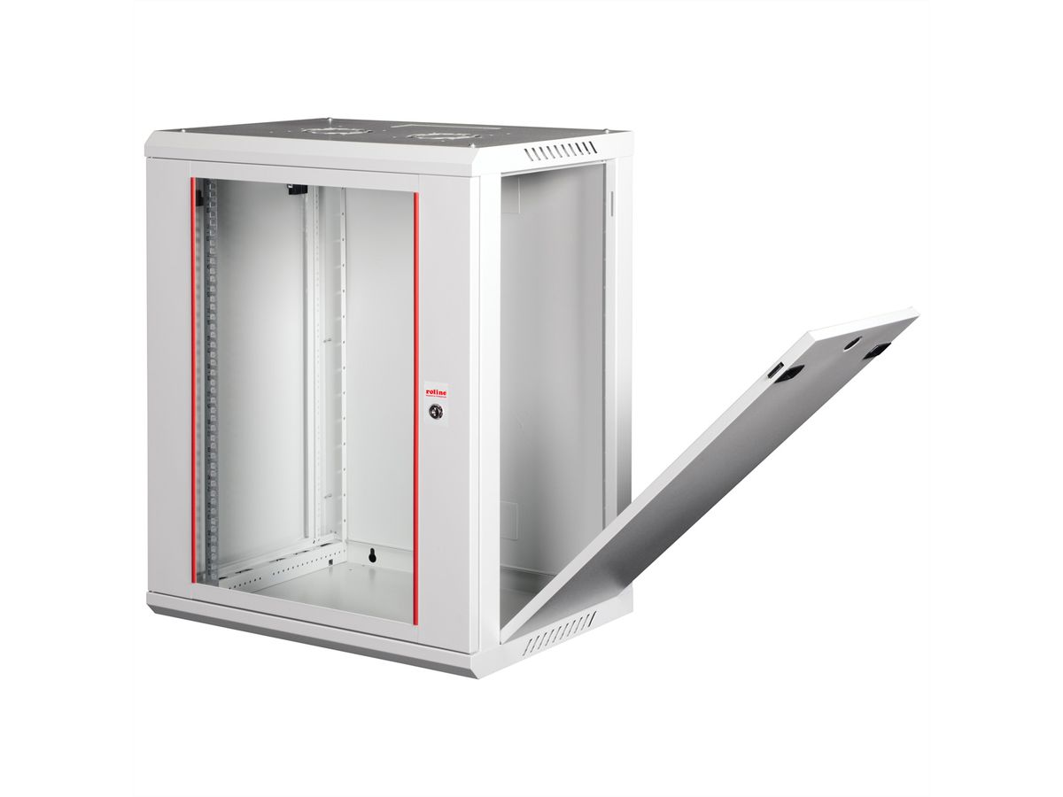 ROLINE 19" Wall Cabinet Basic Plus 15U, 600x450 BxT grey
