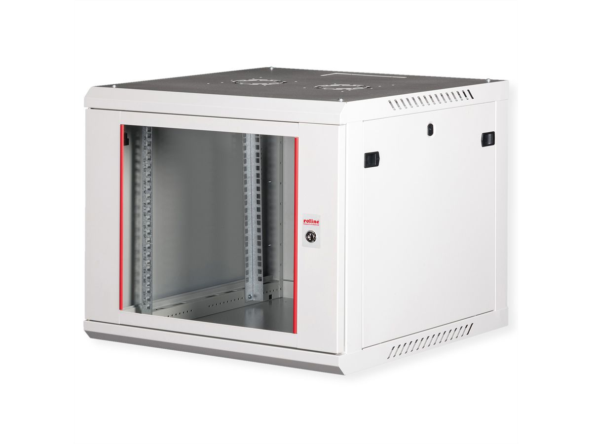 ROLINE 19" Wall Cabinet Basic Plus 9U, 600x600 BxT grey