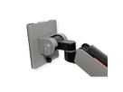 ROLINE Single LCD Monitor Stand, Gas Spring, Desk Clamp, < 124 cm (49"), Heavy Duty <= 20 kg, 5 Joints