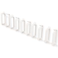 ROLINE Cable management bracket, 44x100mm grey 10 pieces