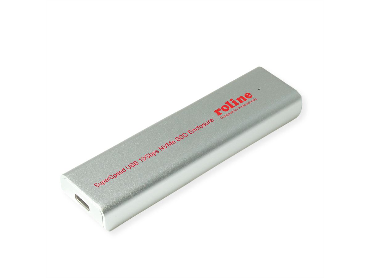 ROLINE External Type M.2 NVMe SSD Enclosure with USB 3.2 Gen 2 Type C