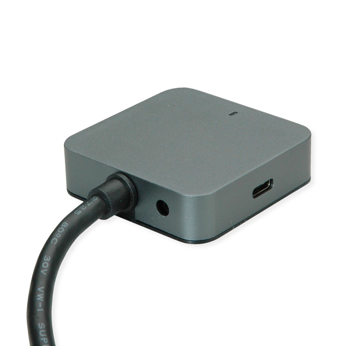 VALUE USB 3.2 Gen 2 Hub, 4 Ports (2x A + 2x C), with Extension Cable, 3 m