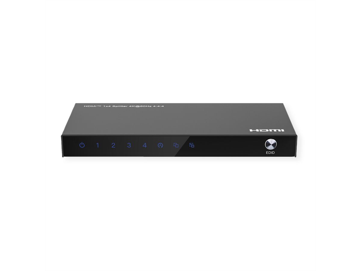 VALUE HDMI Splitter, 1x4, 4K60Hz