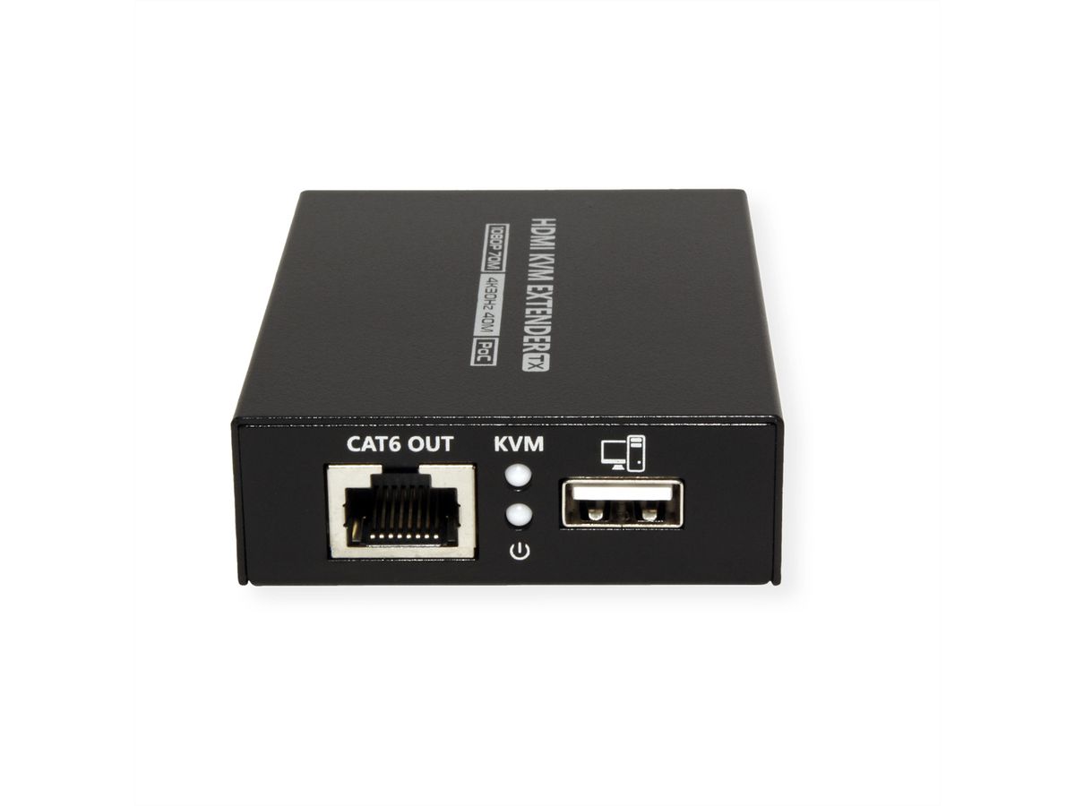 VALUE KVM Extender over Cat. 6/6A, HDMI, 4K@30Hz, max. 40m