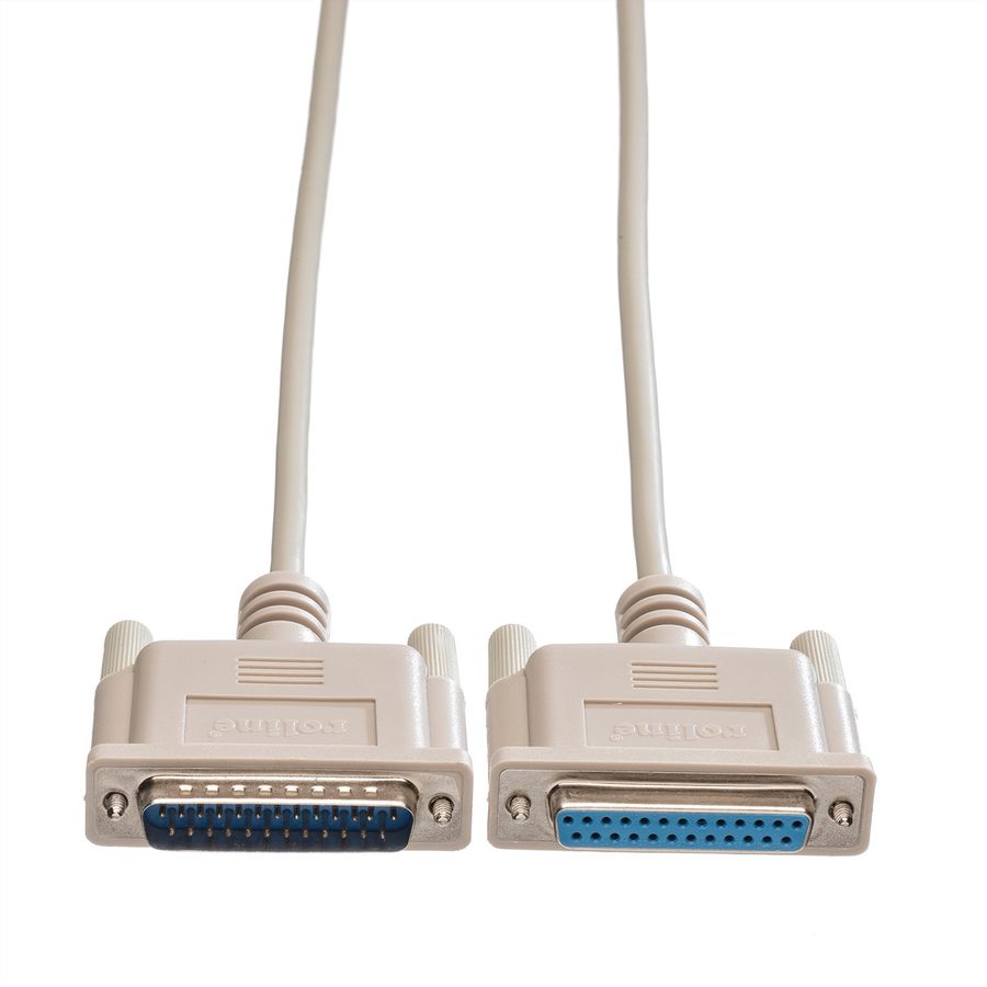 ROLINE RS232 Cable, M - F, 3 m
