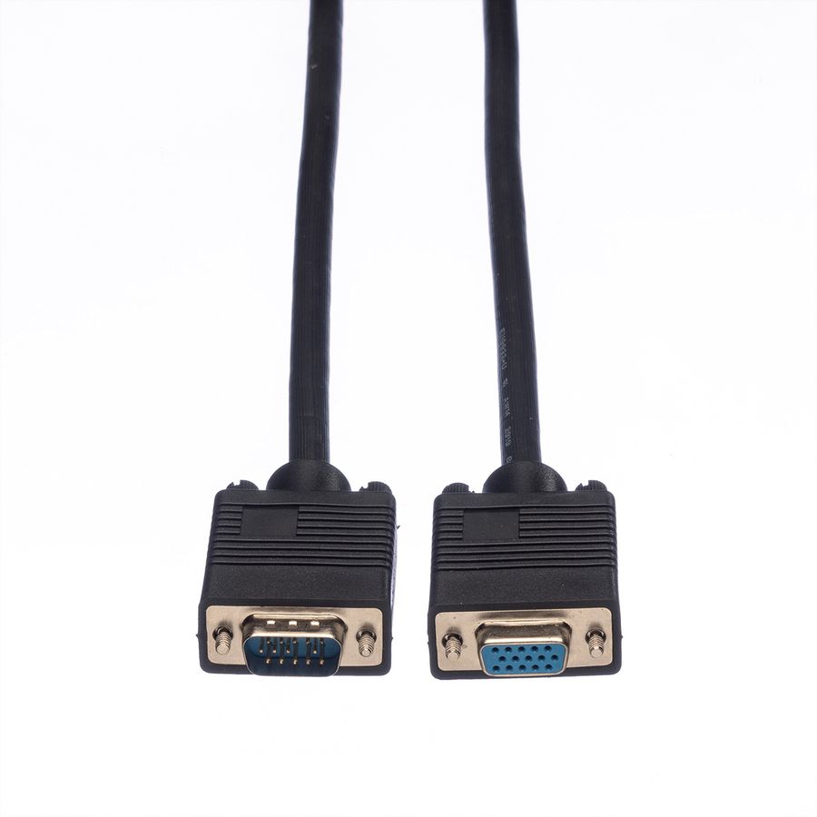 ROLINE SVGA Cable, HD15, M/F, 2 m