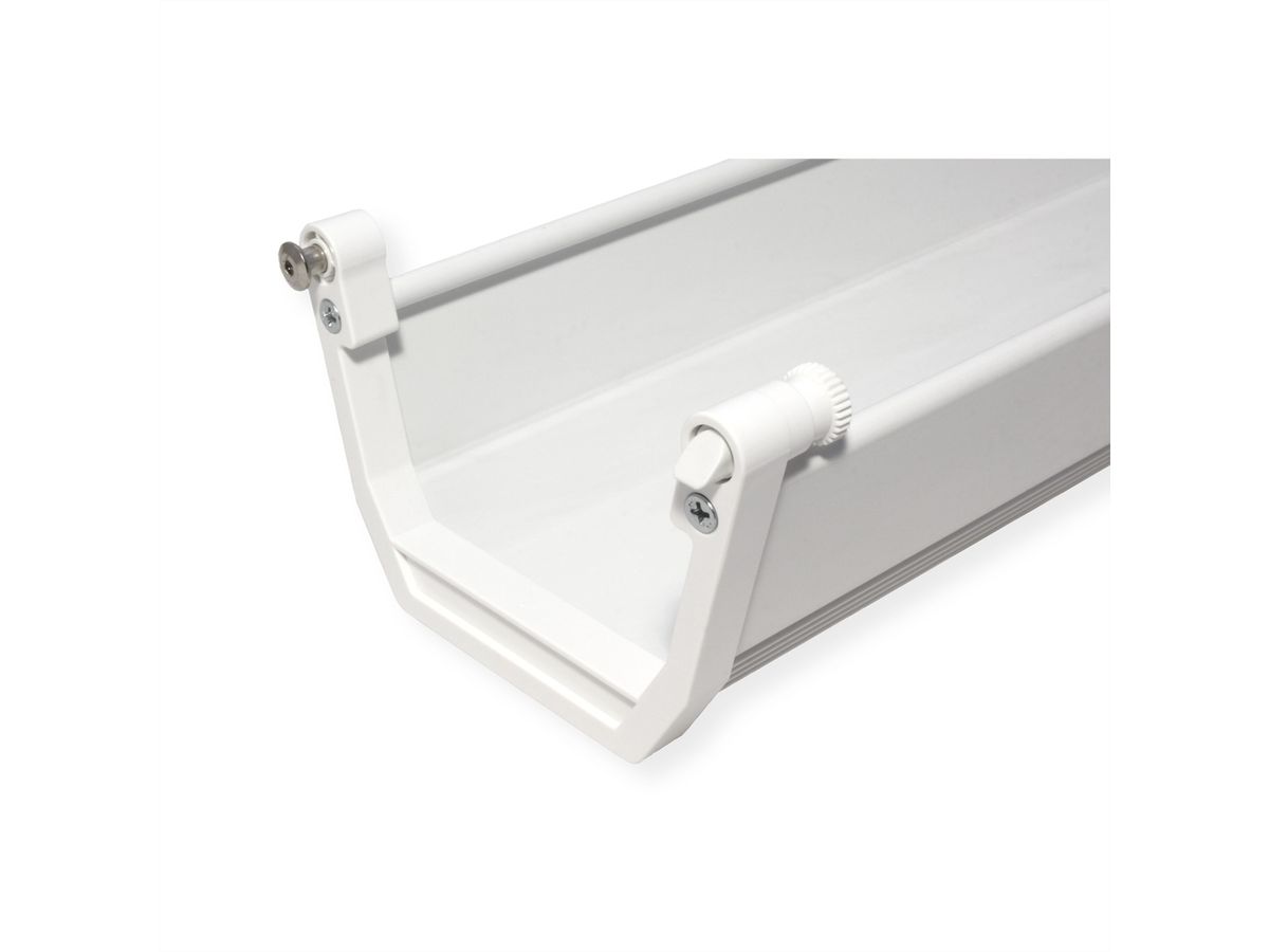 ROLINE Cable Organizer, Under Desk Mount, white, 44.9 cm