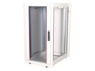 ROLINE 19-inch network cabinet Basic 22 U, 600x800 WxD glass door grey
