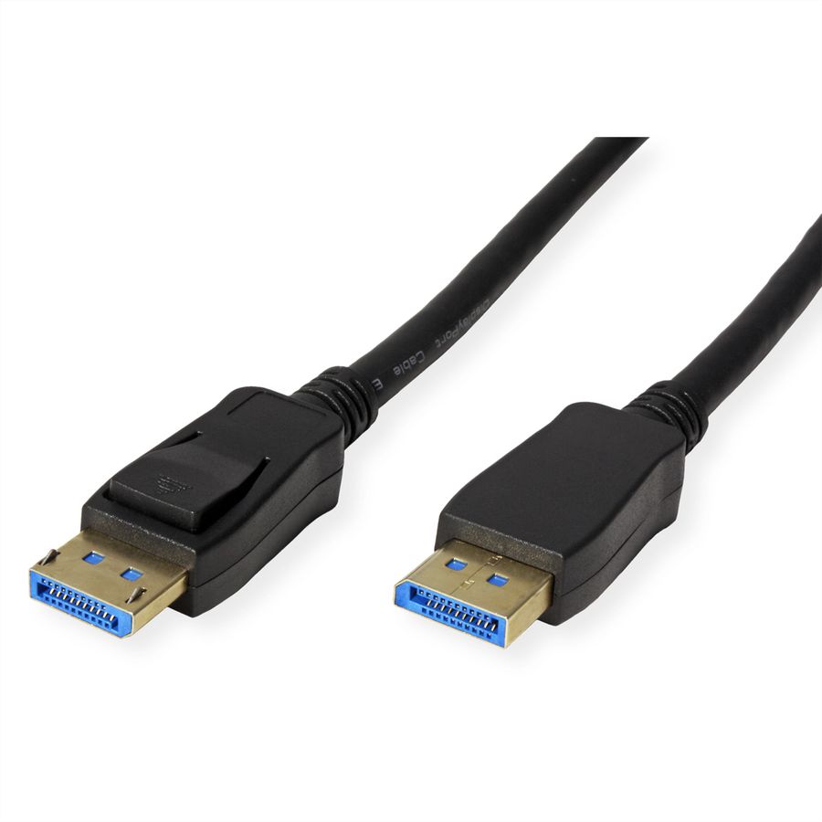 ROLINE DisplayPort Cable, v2.0, DP-DP, M/M, black, 3 m