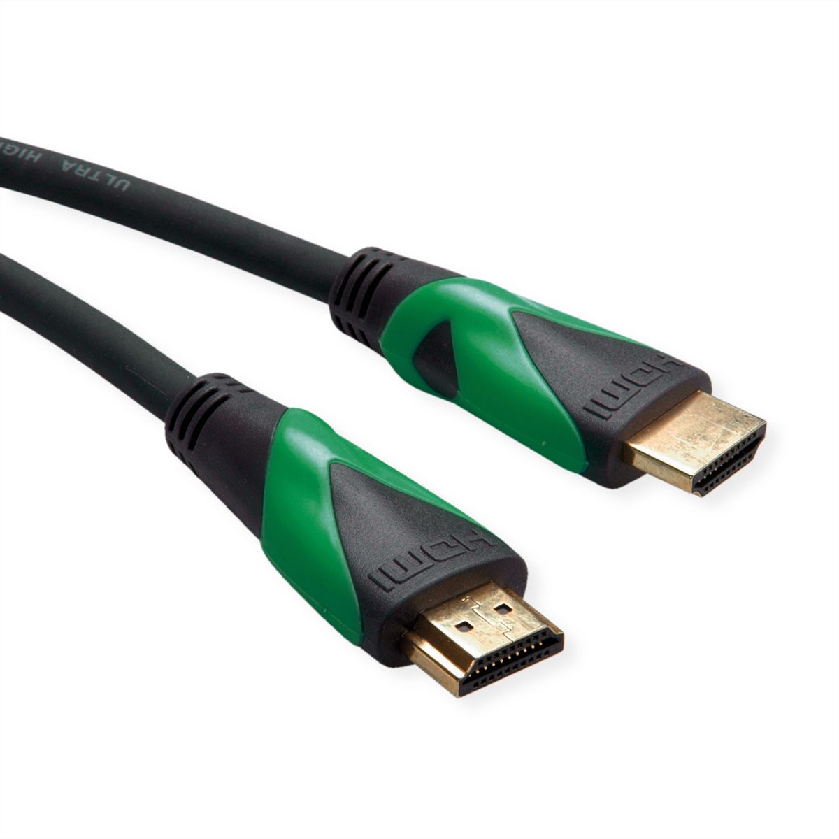 ROLINE GREEN ATC HDMI 8K (7680 x 4320) Ultra HD Cable + Ethernet, M/M, black, 2 m