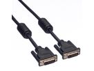 ROLINE DVI Cable, DVI (24+1), Dual Link, M/M, 15 m