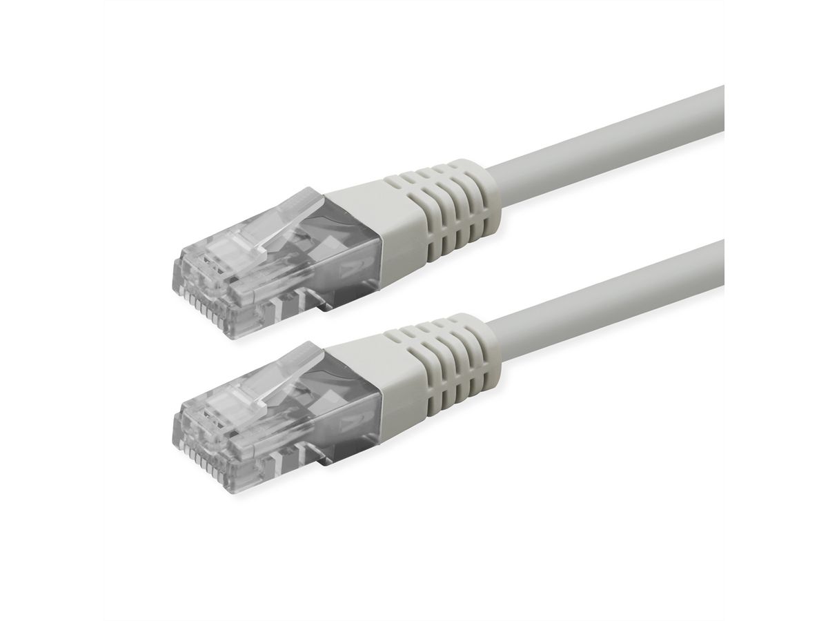 ROLINE UTP Patch Cord, Cat.6 (Class E), PoE, white, 5 m