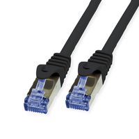 VALUE Outdoor S/FTP Patch Cord Cat.6A/Class EA, Solid, TPE, LSOH, black, 50 m