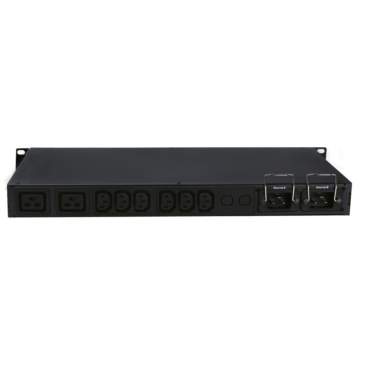 ROLINE 19" Automatic Transfer Switch, 2x C20 to 6x C13/2x C19, 16A