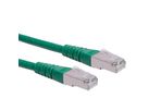 ROLINE S/FTP (PiMF) Patch Cord, Cat.6 (Class E), green, 0.3 m