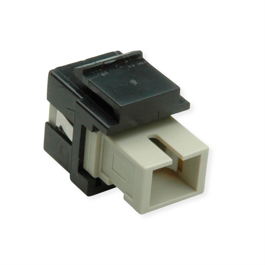 ROLINE Fiber Optic Keystone Jack, SC Simplex, Multimode, OM2