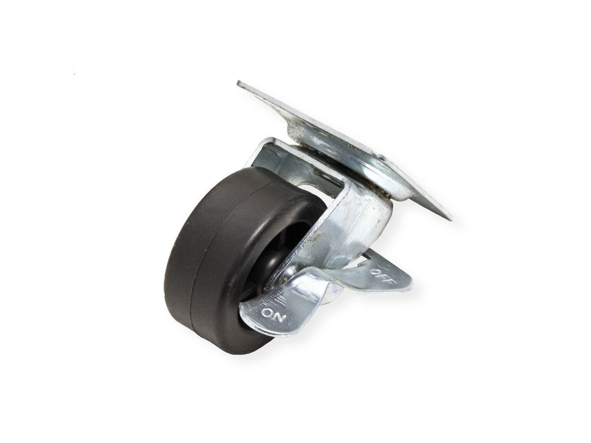 ROLINE Swivel castors for wall housing Basic Plus, 80kg
