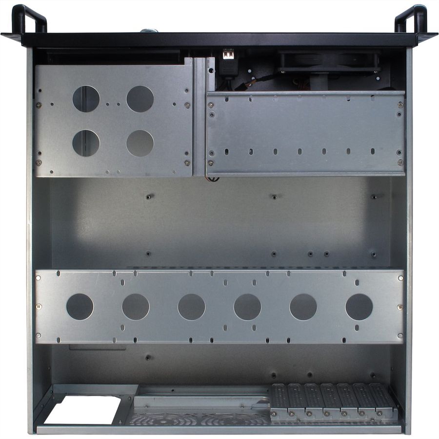 19" Industrial Rack-Mount Server Chassis STD, IPC 4U 4088-S, black