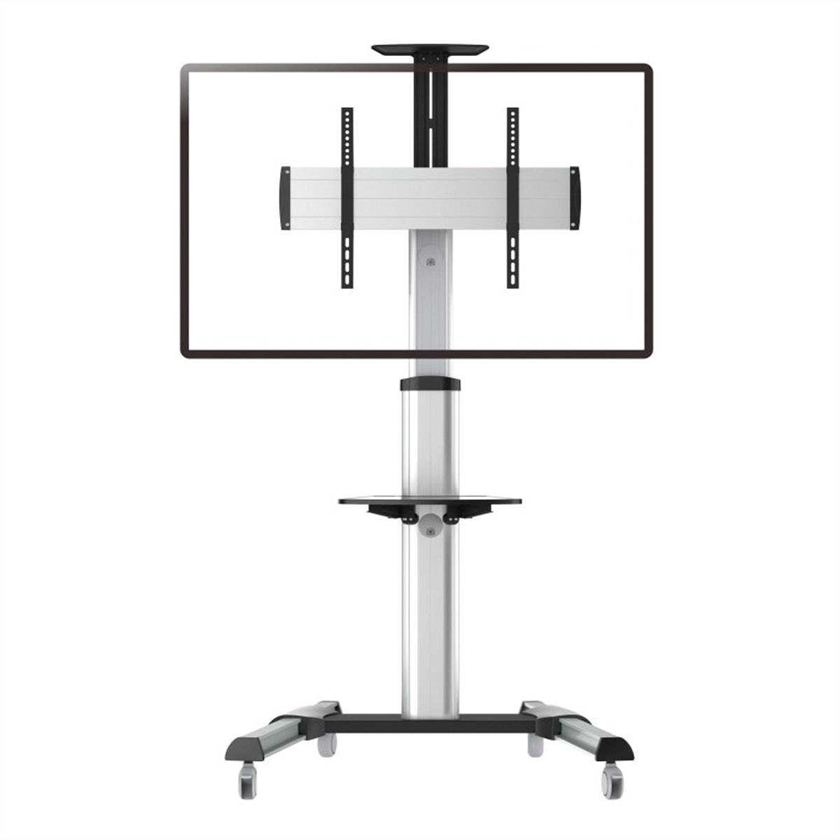 ROLINE LCD/TV Mobile Cart, up to 50kg, silver