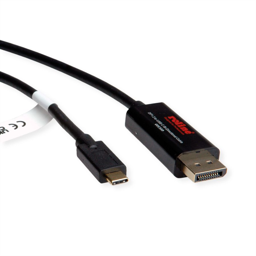 ROLINE Type C - DisplayPort Cable, M/M, bidirectional, 2 m