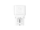 VALUE POCKET Travel Charger, EU/UK/US, 2x Ports USB C, 45W, white