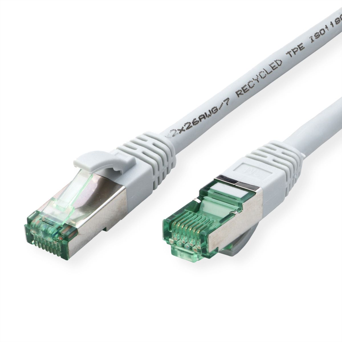 ROLINE RM S/FTP (PiMF) Patch Cord Cat.6A, grey, 10 m