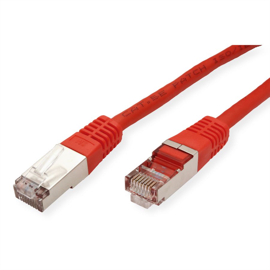 ROLINE SF/UTP Patch Cord Cat.5e (Class D), red, 2 m