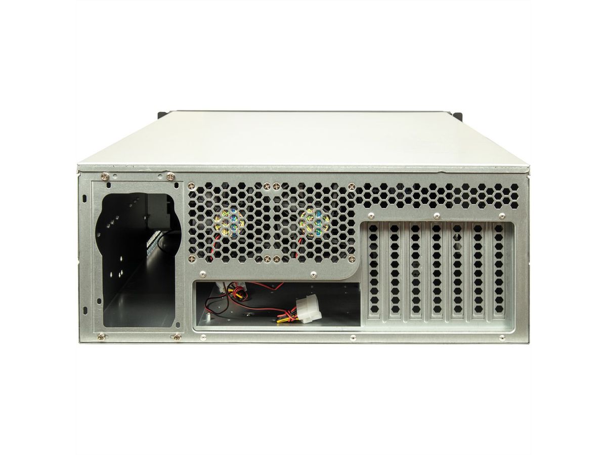 19" Industrial Rack-Mount Server Chassis, 4UH, IPC 4U-4129L, black