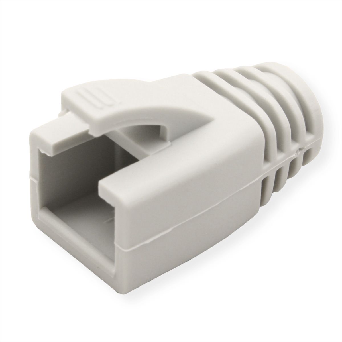 VALUE Kink protection hood for RJ-45 connector, 10 pcs., grey