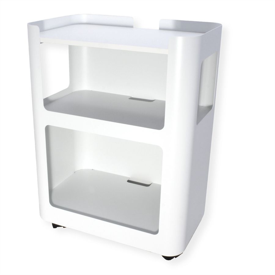 VALUE Open Shelf Mobile Cabinet, white