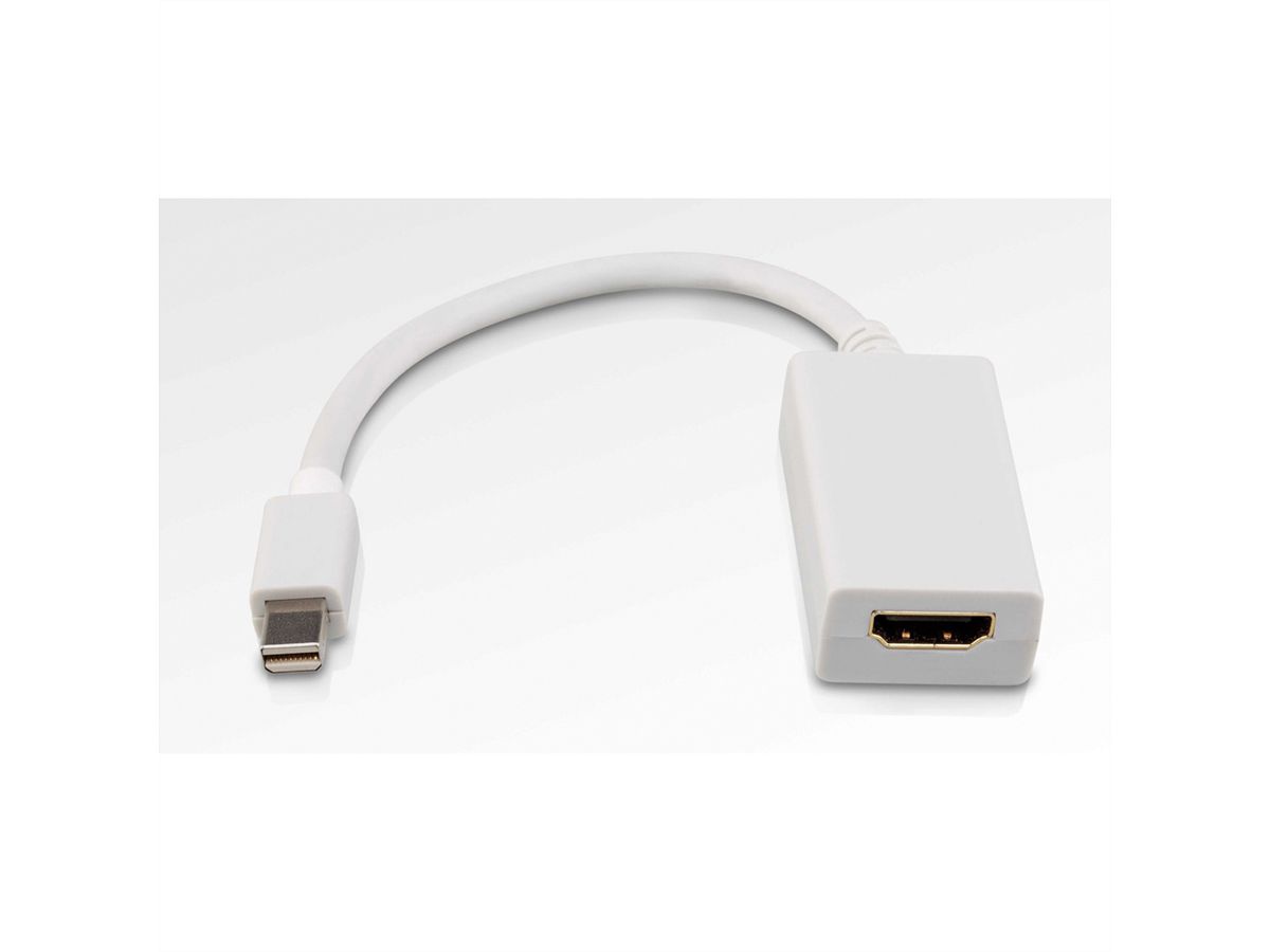 ROLINE Mini DisplayPort-HDMI Adapter, v1.2, MiniDP M - HDMI F