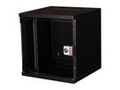 ROLINE 10-inch wall-mounted housing 6 U, 312x300 WxD black