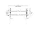 VALUE TV Wall Mount, 47mm Wall Distance, < 75kg, Tiltable, VESA 800x400, <228,6cm (90"), tiltable