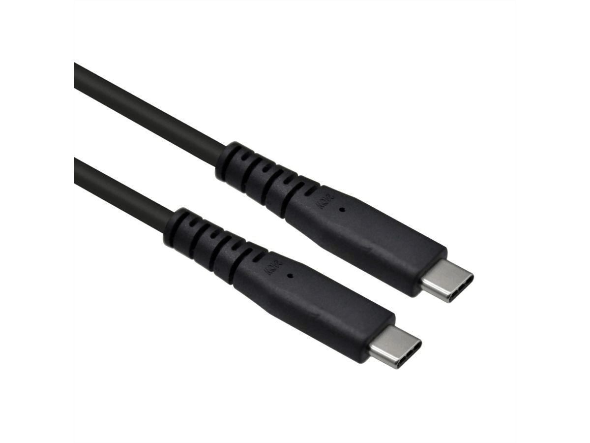ROLINE Cable USB4 Gen2x2, with Emark, C–C, M/M, 240W, black, 3 m