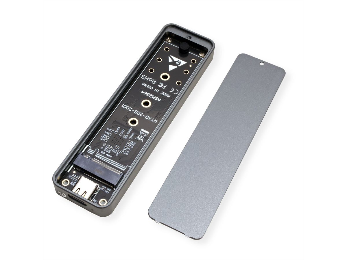 VALUE External Type M.2 NVMe SSD Enclosure with USB 3.2 Gen 2x2 Type C
