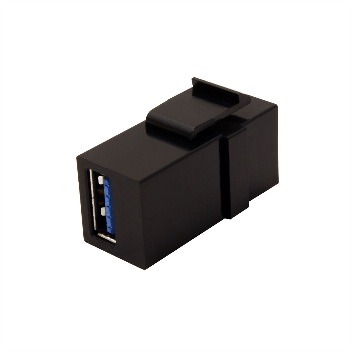 VALUE USB 3.2 Gen 1 Keystone Module, 1pc/set, black