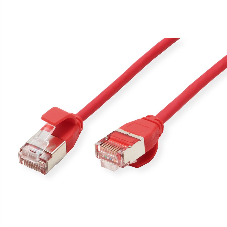 ROLINE U/FTP DataCenter Patch Cord Cat.6A (Class EA), LSOH, slim, red, 5 m