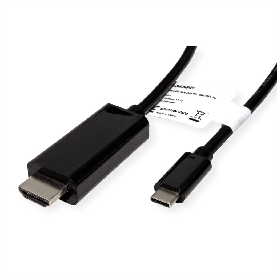 ROLINE Type C - HDMI Cable, M/M, 2 m